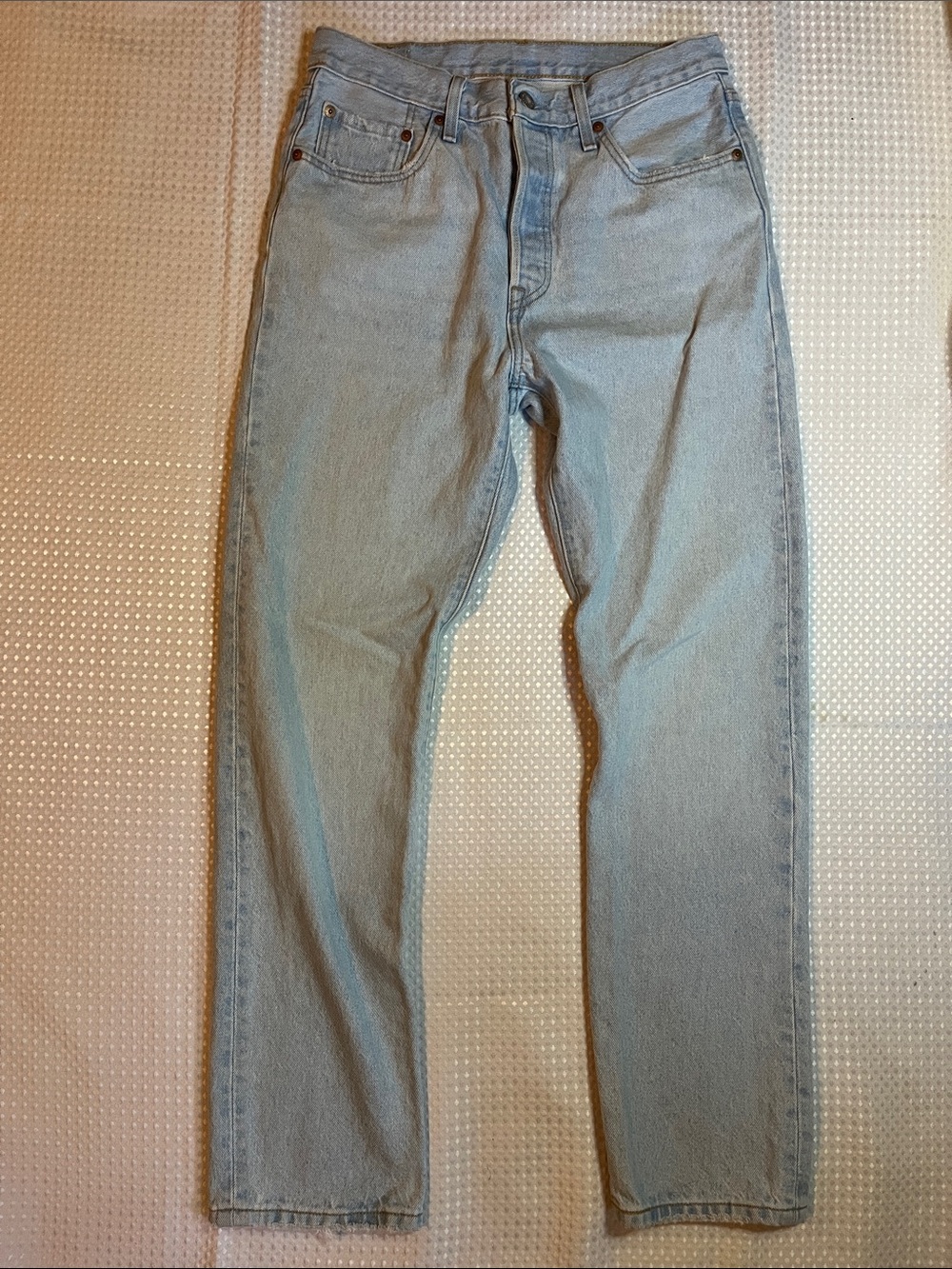 Levi's Straight Fit Light Blue Jeans 501